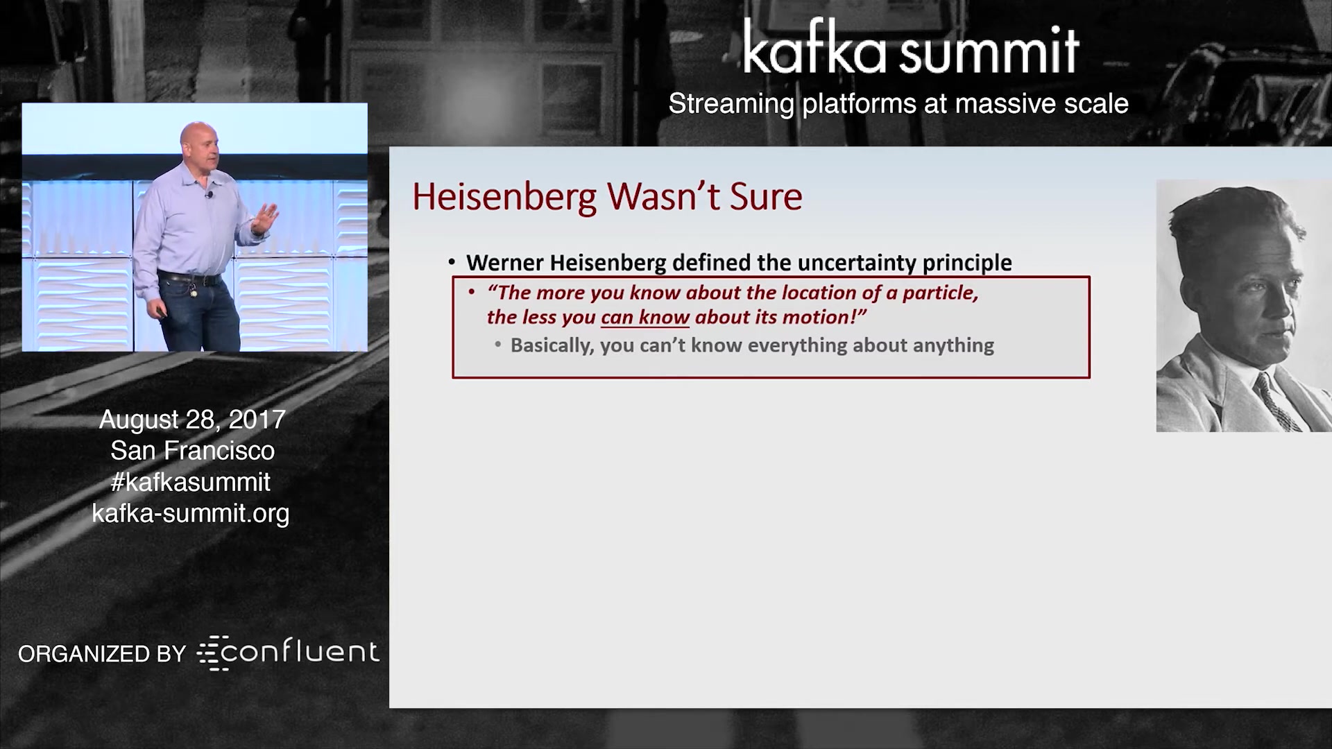 Heisenberg uncertainty applied to distributed systems