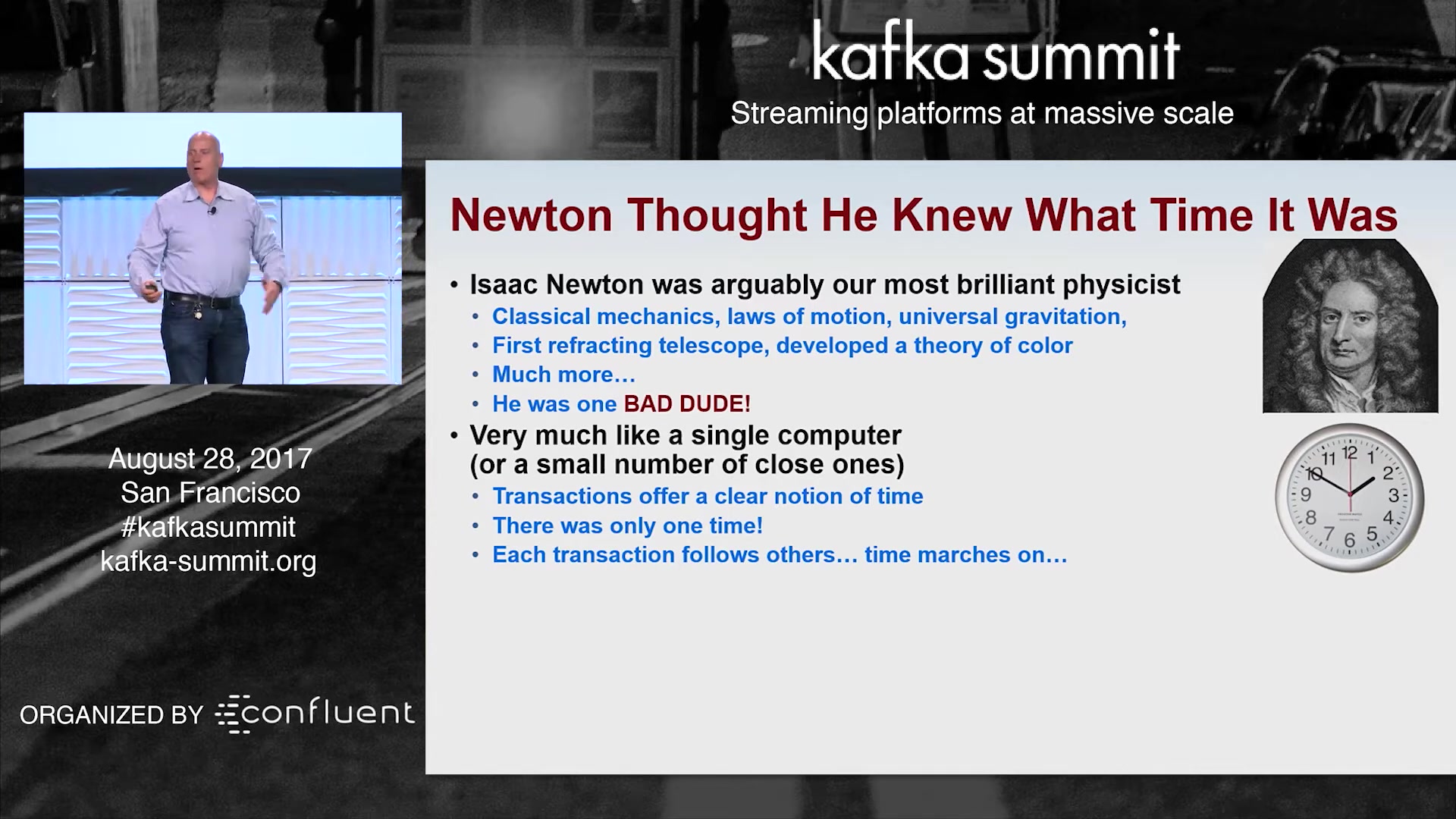Newton — universal absolute time