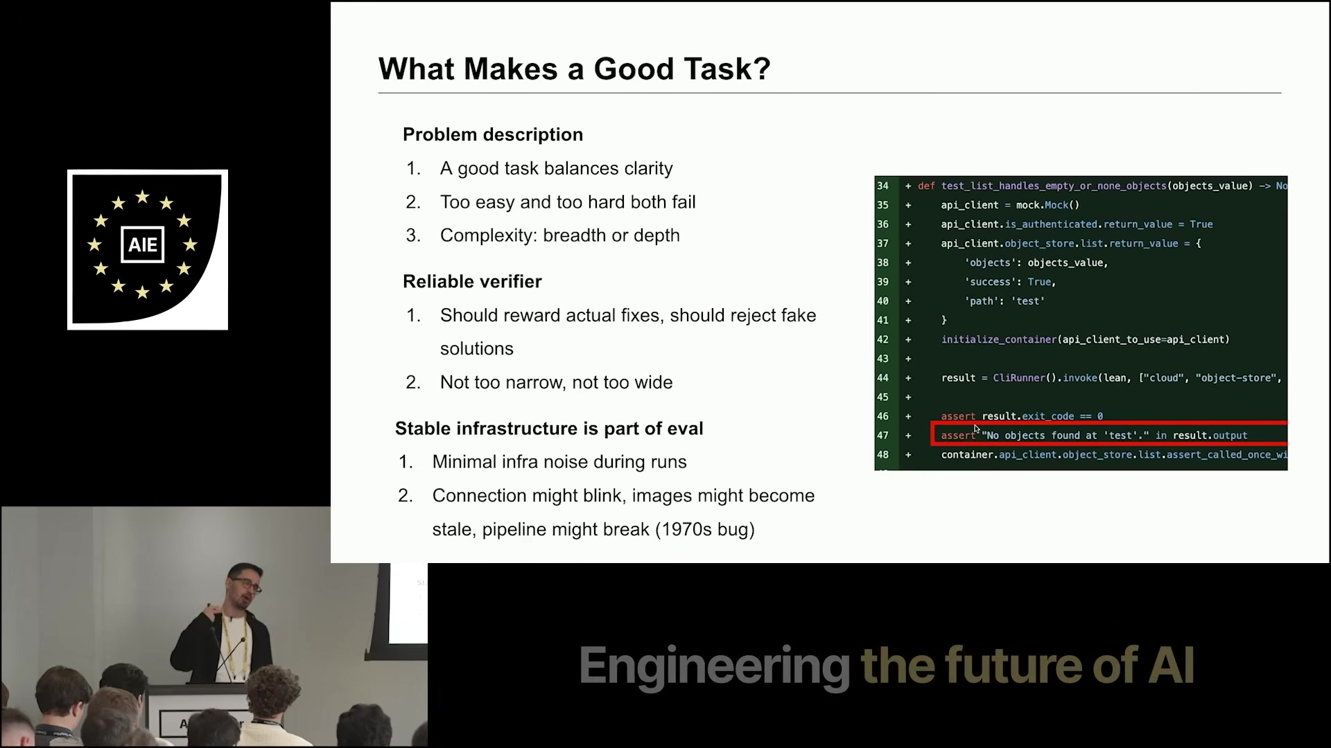 Rules for filtering bad tasks
