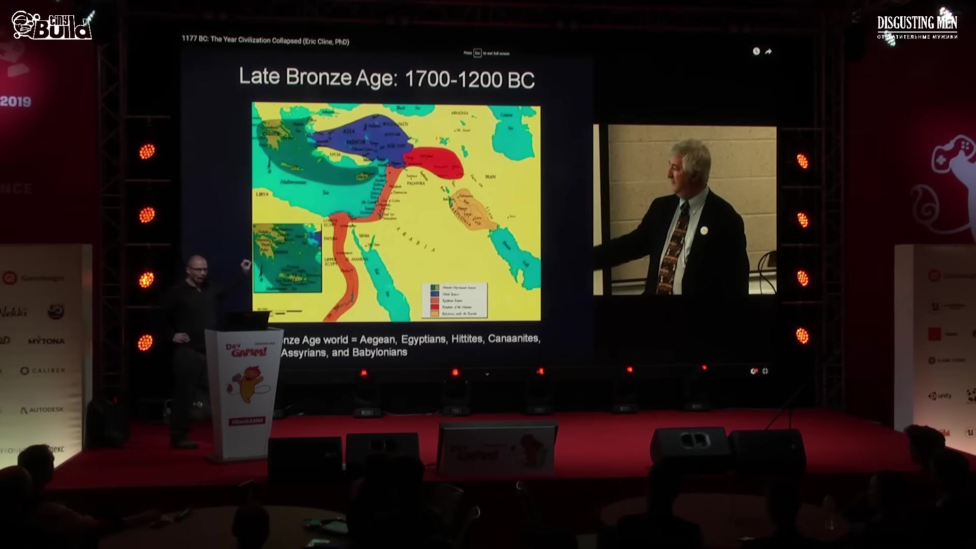 Bronze Age collapse map — networked civilizations that fell together