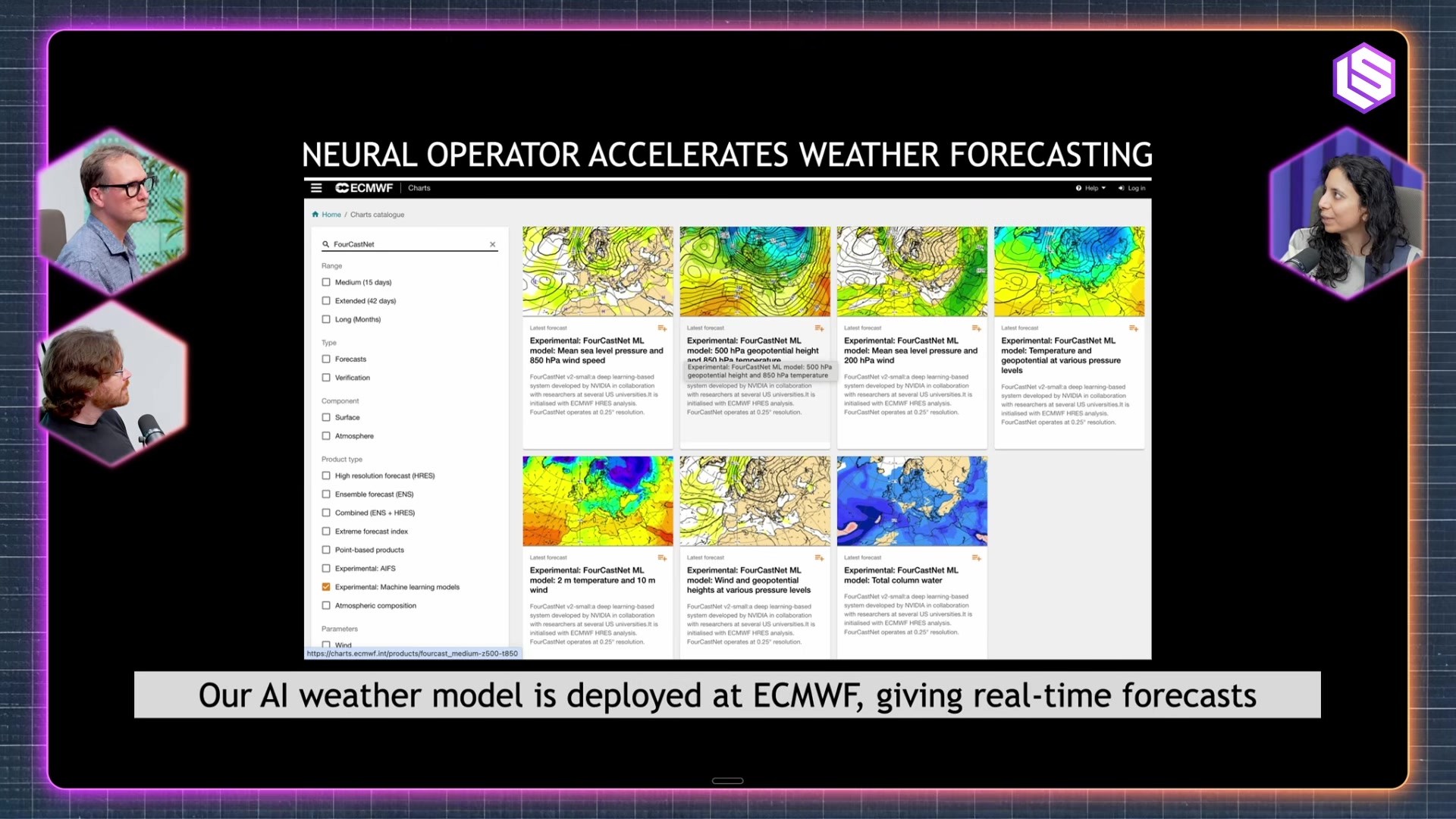 FourCastNet running at a public weather agency