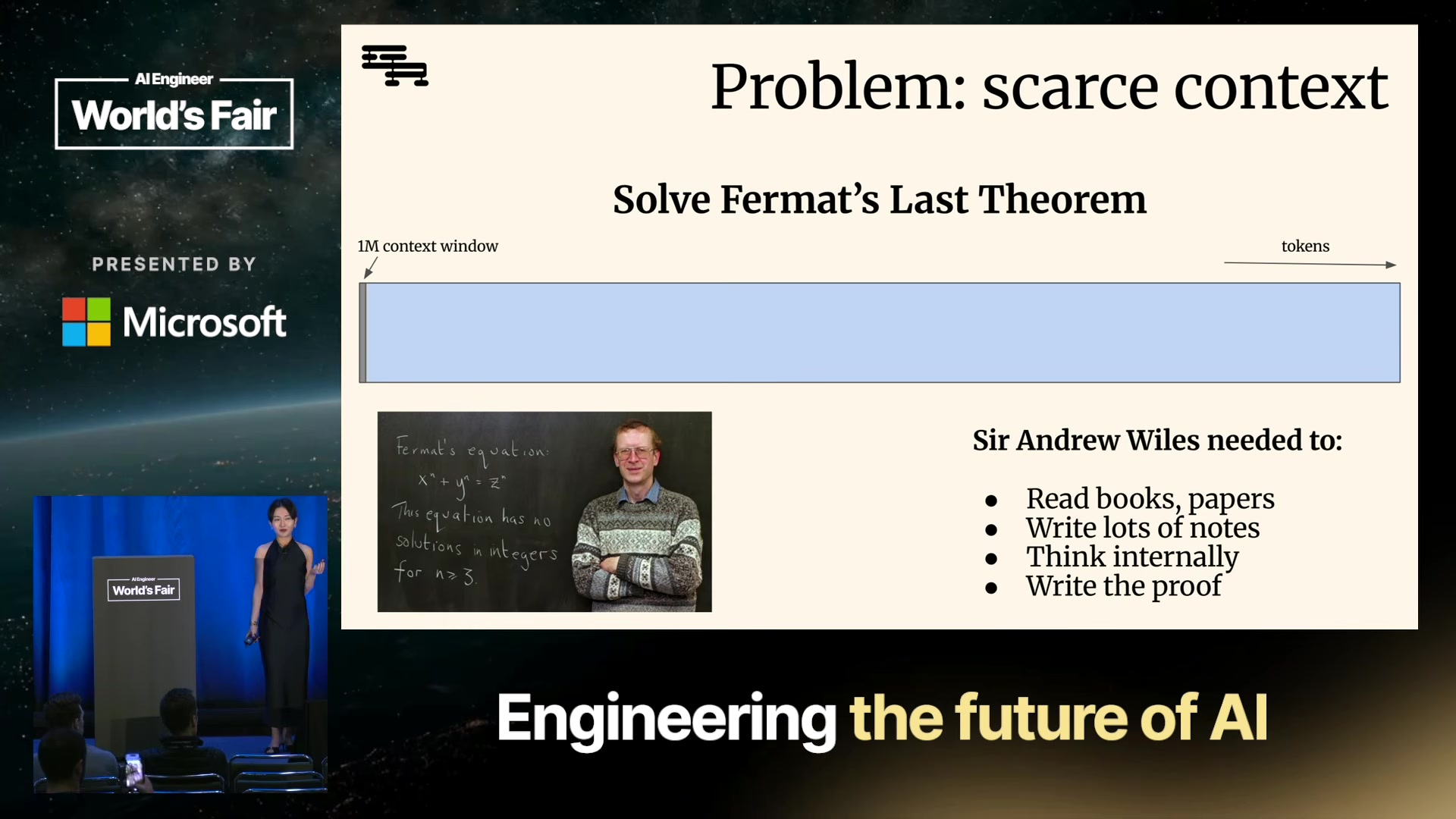 Scarce context window vs the token budget of a decade of research