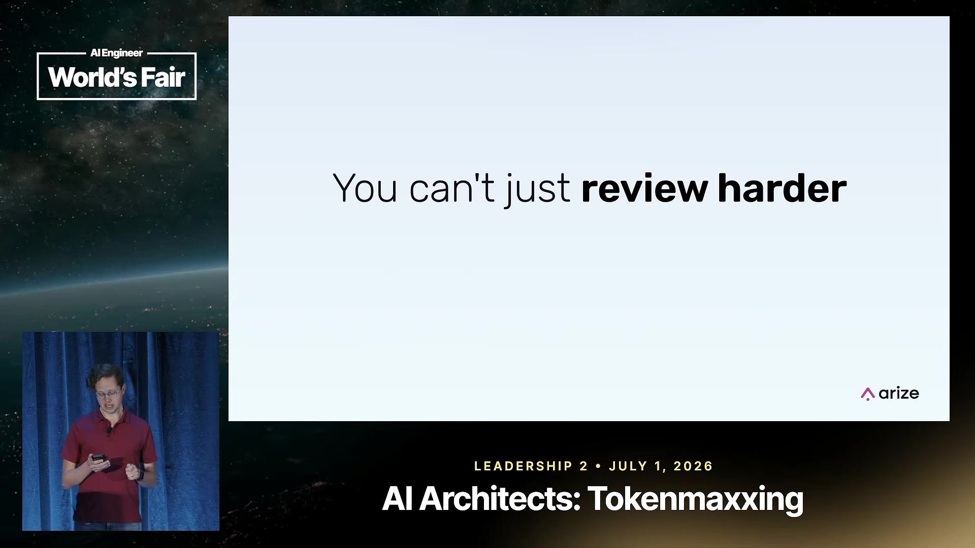 Slide: You can&rsquo;t just review harder