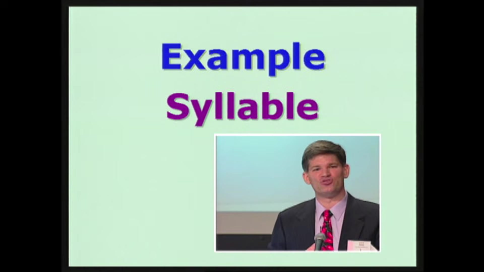 Slide: Example, Syllable, Primitive